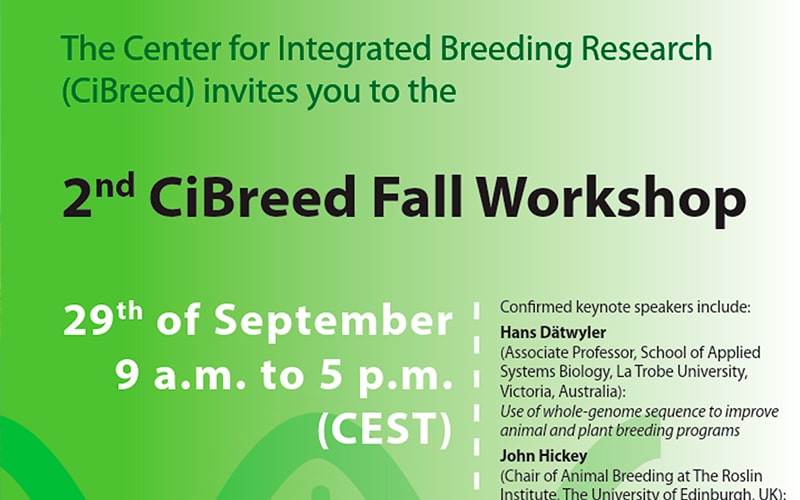 Taller organizado por el CiBreed (Center for Integrated Breeding Research)