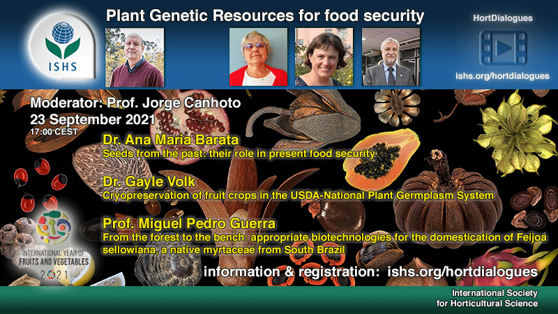 WEBINAR: PLANT GENETIC RESOURCES FOR FOOD SECURITY