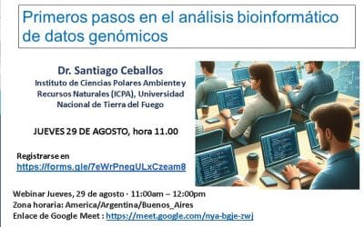 WEBINAR “Primeros pasos en el análisis bioinformático de datos genómicos”