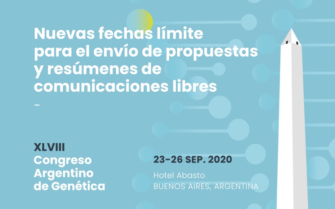 Nuevas fechas límite para el envío de propuestas y resúmenes de comunicaciones libres