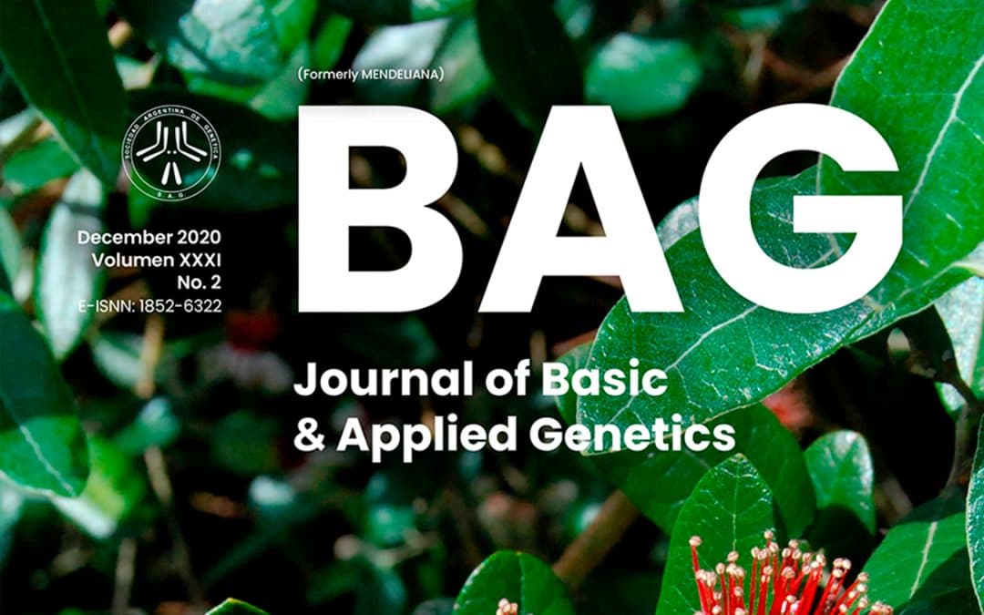 Nuevo volumen de nuestra revista BAG. Journal of Basic & Applied Genetics