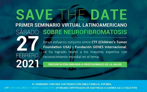 PRIMER SEMINARIO VIRTUAL LATINOAMERICANO SOBRE NEUROFIBROMATOSIS