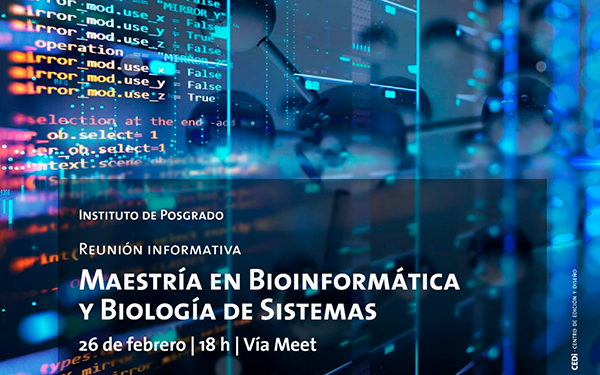 MAESTRÍA EN BIOINFORMÁTICA Y BIOLOGÍA DE SISTEMAS. UNNOBA.