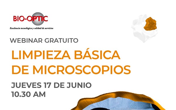 WEBINAR: LIMPIEZA BÁSICA DE MICROSCOPIOS