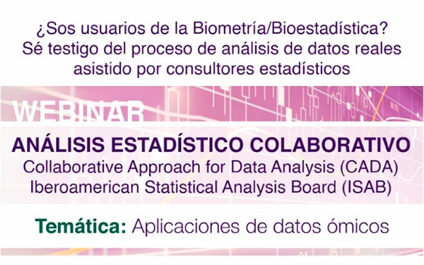 WEBINARS ANÁLISIS ESTADÍSTICO COLABORATIVO. APLICACIONES ÓMICAS