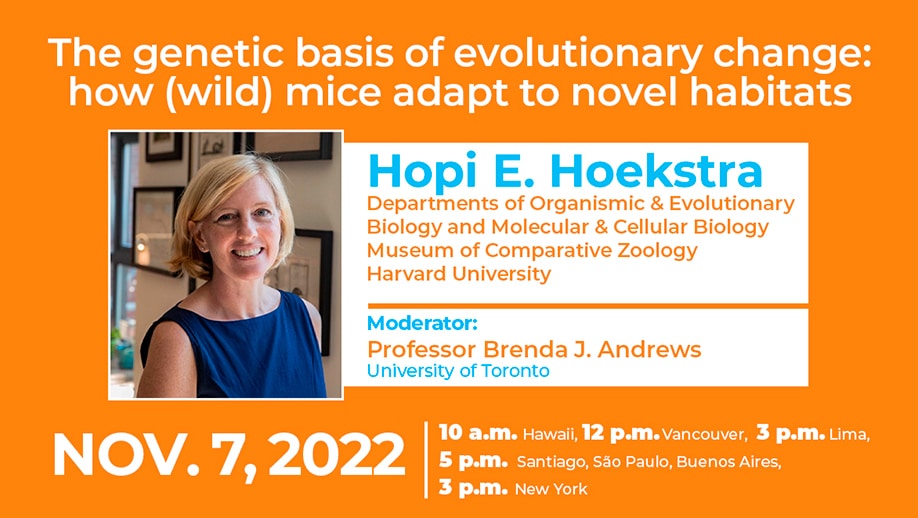 SEMINARIOS INTERNACIONALES:The genetic basis of evolutionary change: how (wild) mice adapt to novel habitats