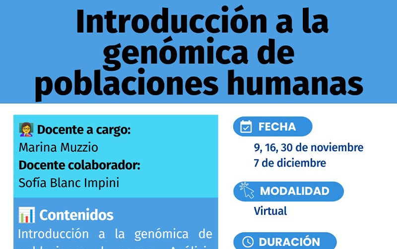 INTRODUCCIÓN A LA GENÓMICA DE POBLACIONES HUMANAS