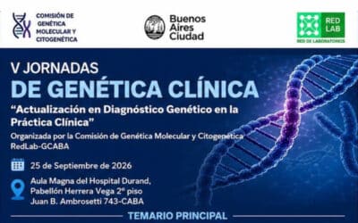 V JORNADAS DE GENÉTICA CLÍNICA ”ACTUALIZACIÓN EN EL DIAGNÓSTICO GENÉTICO EN LA PRÁCTICA CLÍNICA”